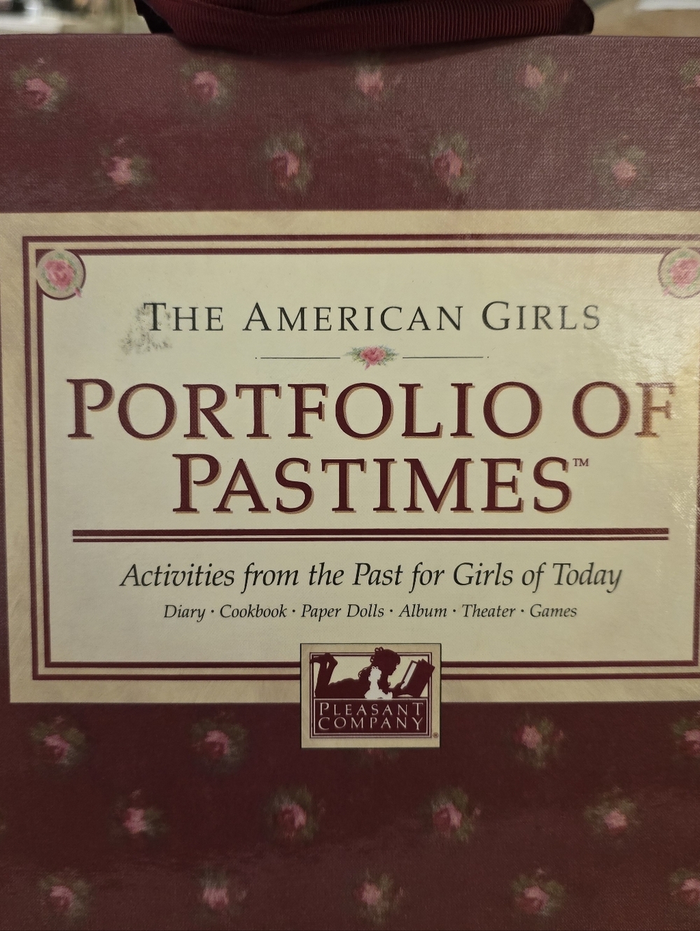 Vintage 1990s American Girl Portfolio Of Pastimes - Activity Kit